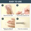 Adhesive Curtain Rod Holder, Goowin Tension Rod Holder, No Drilling