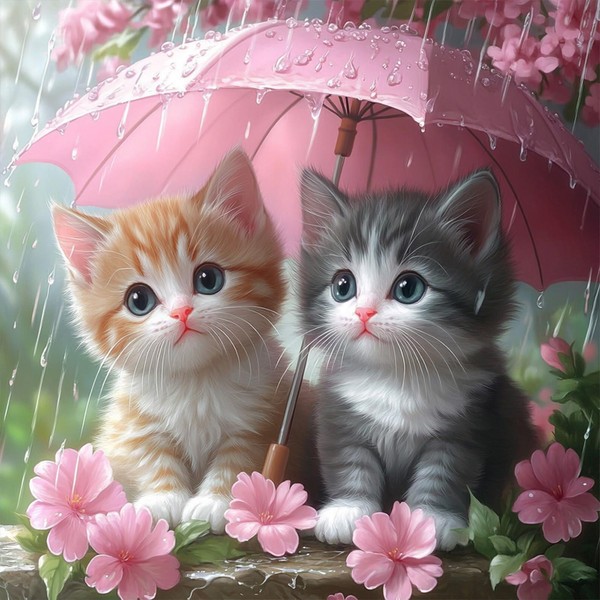 MAXBYE Diamond Painting Kits for Adults, Cat Diamond Art Kits