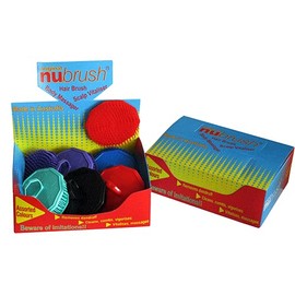 Nu Brush Scalp Massage Brush, Assorted (12 Piece Set)