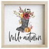 Simply Said, INC Rustic Frames Fall Wall Art - Hello