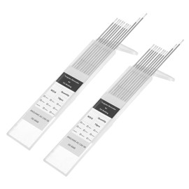 HARFINGTON 20pcs TIG Welding Tungsten Electrodes 1/16" x 7" 0.7-0.9% Zirconium for Stainless Steel Welding, Aluminum Magnesium Alloy Welding Aerospace Automobile Manufacturing, White WZ8