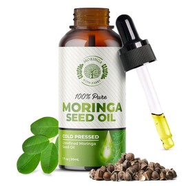 Pure Moringa Oil for Skin, Face, Hair and Nail Moisturizing - Skincare, Moisturizer - Skin Repair - Moringa Seed Oil - Moringa Oil - Specification: 2 Bottles
