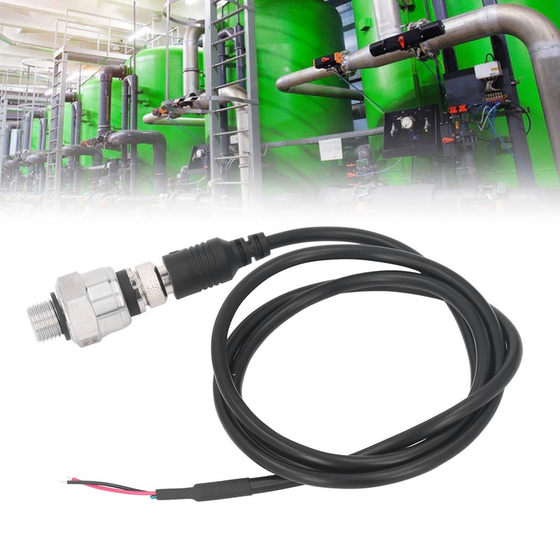 Pressure Sensor 0‑0.5Mpa 4‑20mA Output G1/4 Thread Aviation Plug Pressure