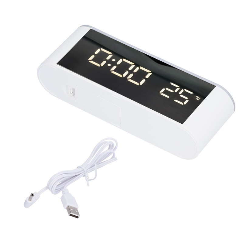 LED Alarm Clock Household Multifunctional Touch Screen Alarm Clock Indoor