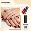 JODSONE 3Pcs 10ml Top and Base Coat Gel Nail Remover