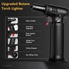 Sondiko Butane Torch Lighter with Visible Fuel Window, Refillable Soldering