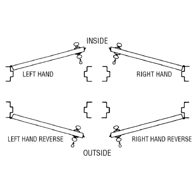 Marks Lock 2750 Slim Line Storm/ Security Door Lock -