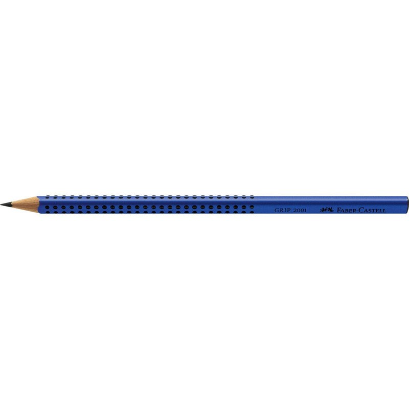 Faber-Castell Grip 2001 Pencils Economy Pack of 6 (Blue B)