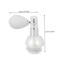 MERRYHAPY Highlighter Powder Sprayer Lightweight Loose Powder Spraying Tool for Face Body Hair Oil Talc Mineral Formula Pearl White for Women