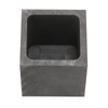 Graphite Crucible Squared Dense Graphite Sturdy Durable Corrosion Resistant Good