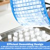 2 Pcs Mini Ice Cube Trays,160 Crushed Ice Cube Molds,