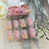 EYZOTSF Press on Nails Square Short Length Acrylic French False