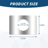 4 Pcs Stainless Steel Door Hole Cover Plate, Door Reinforcement