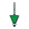 Trend CraftPro Chamfer Router Cutter Bit, 1/4 Inch Shank, 30.9mm