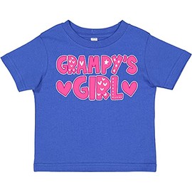 inktastic Grampy's Girl Granddaughter Gift Toddler T-Shirt 7 Royal Blue 3b914
