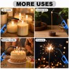12PCS Butane Lighter Refillable Canle Lighter for Grill Candle(No Butane)