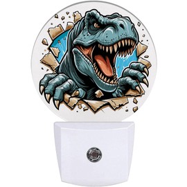 EMXION Dinosaurs Night Light,Nightlight Plug into Wall LED Lamp Auto Sensor Dusk to Dawn for Bedrooms/Kitchens/Toilets/CorridorsEnergy-Saving