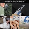 Trauma Shears Emergency Response Shears, Stainless Steel Foldable Scissors Pliers,
