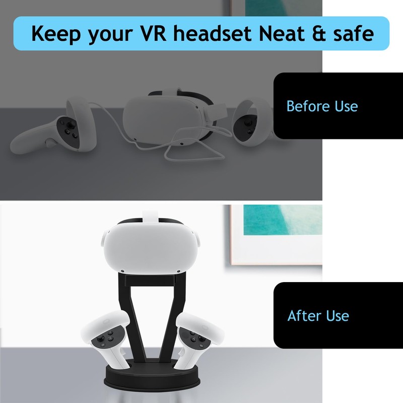 Mcbazel VR Stand, Display Holder Stand for O-culus Quest 2/Quest