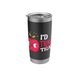 Attendance Clerk I'd Track That Attendance Clerk Design Stainless Steel Insulated Tumbler