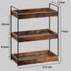SANRETAHO Bathroom Counter Organizer, 3-Tier Wood Spice Rack Organizer for