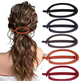 Hair Clips for Women French Oval Hair Barrettes Ponytail Holder for Girls Thick Thin Hair Accessories