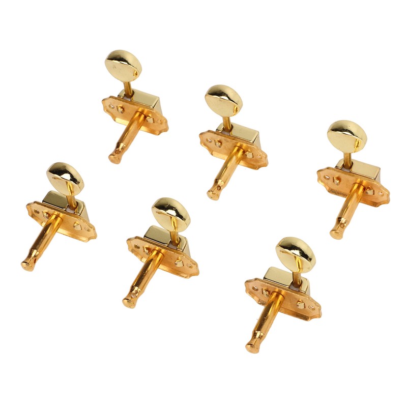 6 Pcs String Tuning Pegs 3L3R High Strength Metal Machine