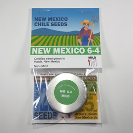 New Mexico 6-4 Chile Seeds from Hatch | Mild Green Chili | Red Chili Peppers | Heritage Non-GMO