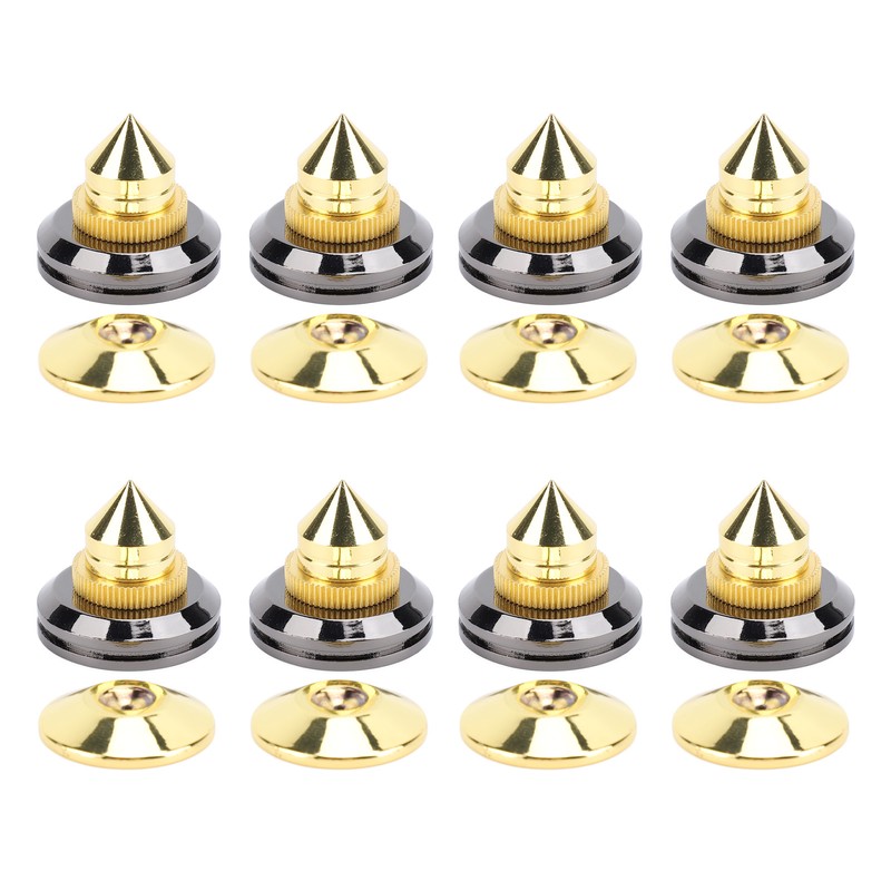 Speaker Spike Pad Kit Wide Application Shock Absorbing Zinc Alloy