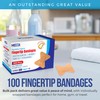 Flexible Fabric Bandages - Flex Fabric Adhesive Bandages Finger-Tip Care