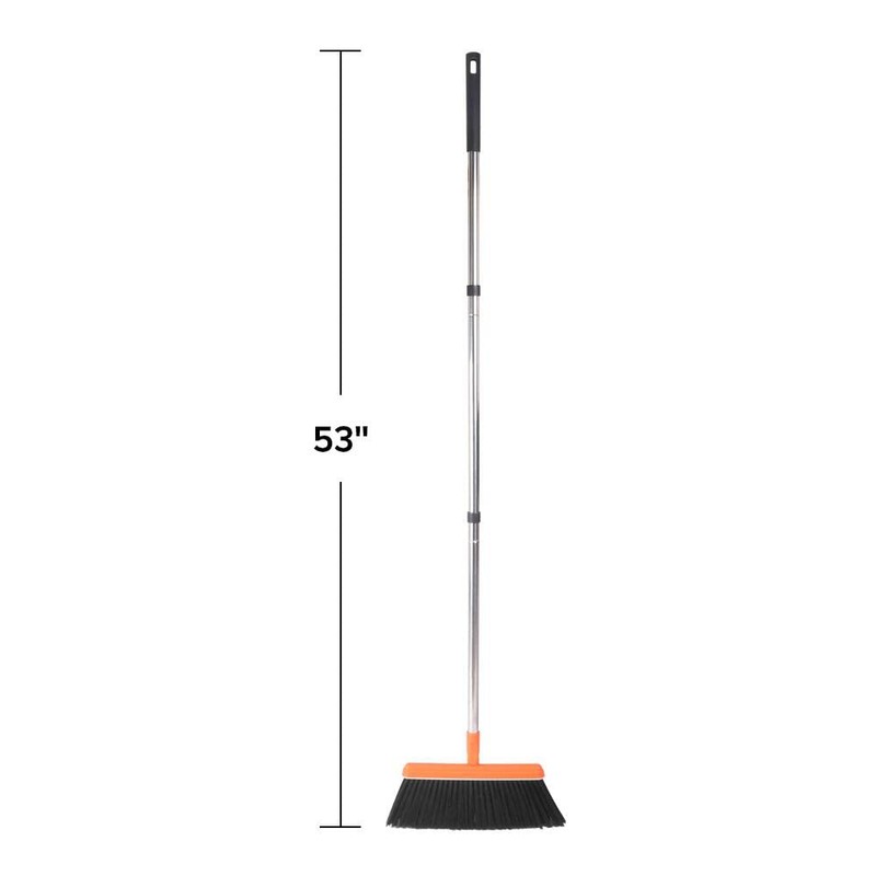 FGY Long Handle Broom and Dustpan Set 53" Broom with