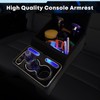 Upgraded Center Console, Truck Bench Front Seats Center Console Organizer