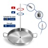 Food-grade 304 Stainless Steel Vertical Skewer Stand with Drip Pan,