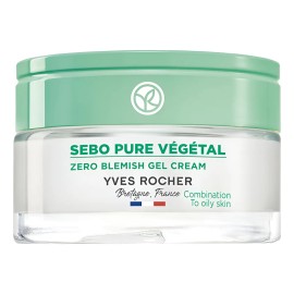 Yves Rocher Crema Facial Gel Matificante Reduce Poros Mixta