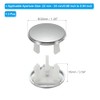 PATIKIL Sink Overflow Ring, 3Pcs Sink Trim Cover Basin Trim