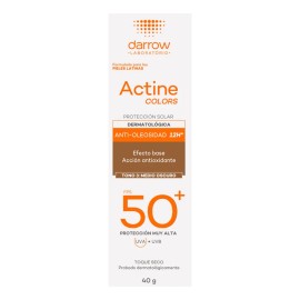 Darrow Protector Solar Actine Colors Tono 3 Medio Oscuro40gr