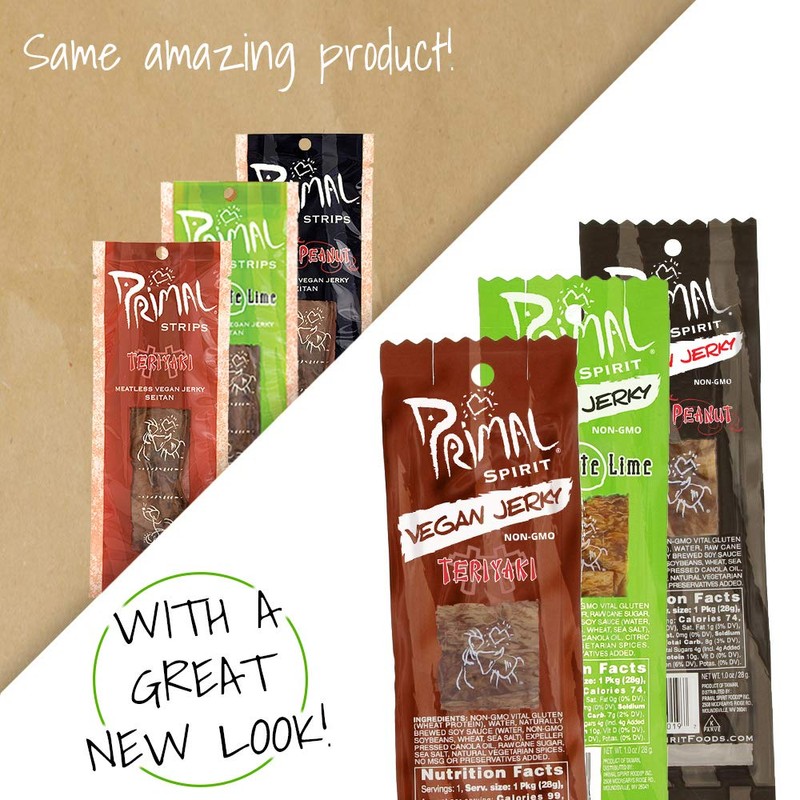 Primal Spirit Vegan Jerky - Seitan Power Pack, 10 g.