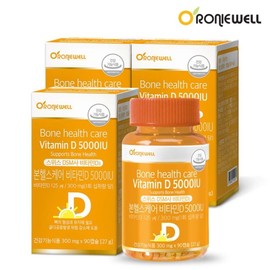 Roniwell 로니웰 본헬스케어 비타민D 5000IU 90캡슐 3개 (총 9개월분) Roniwell Bone Health Care Vitamin D 5000 IU 90 Capsules (Total 9 Months Supply)