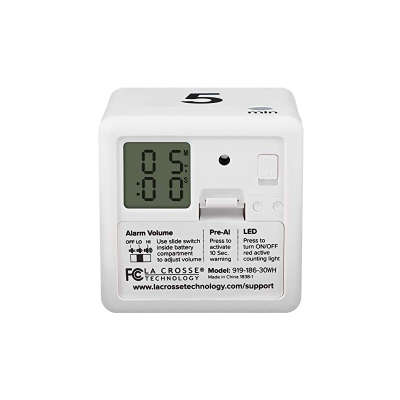 La Crosse Technology 919-186-60WH 5, 15, 30 or 60 Minutes