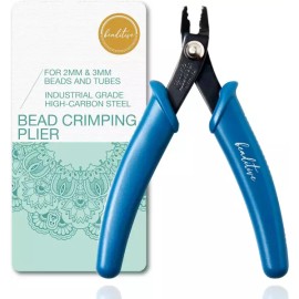 2mm 및 3mm 비드 튜브용 크림핑 플라이어 5인치(레이크 블루) [Blue] 5-Inch Crimping Pliers for 2mm and 3mm Bead Tubes (Lake Blue) [Blue]