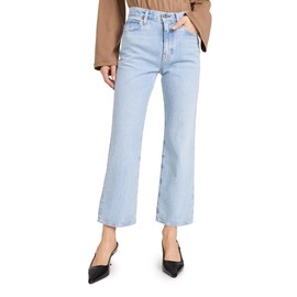 FRAME Women's Le Jane Crop Jeans, Willamette, Blue, 32