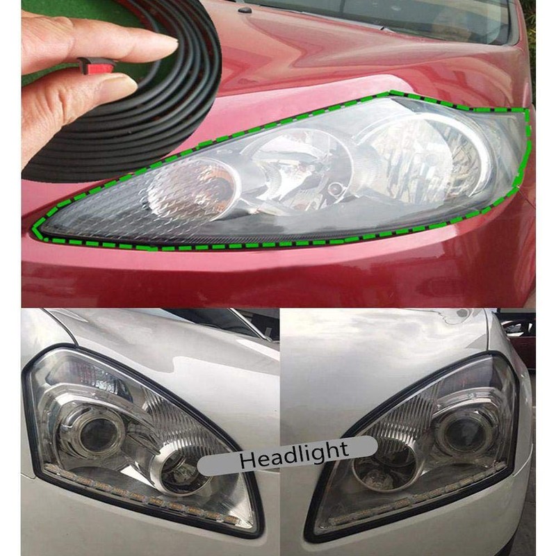 GreceYou 5M/16.5Ft Universal Self Adhesive Auto Rubber Weather Draft Seal