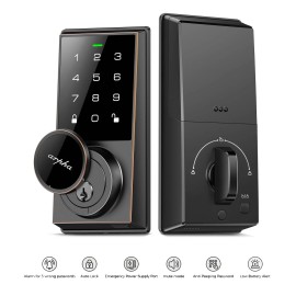 ARPHA Keyless Entry Door Lock 50 Codes AutoLock Keypad Deadbolt with AntiPeeping