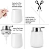 Foam Soap Dispenser Pump 2pcsHead Replacement Spare Plastic Pump Bathroom
