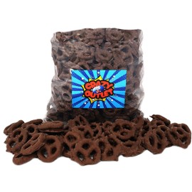 CrazyOutlet Gourmet Milk Chocolate Covered Mini Pretzels, Salted, Bulk Pack, 5 Lbs