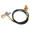 Soda Maker Adapter Hose Kit 1.5m Black Hose with Gold