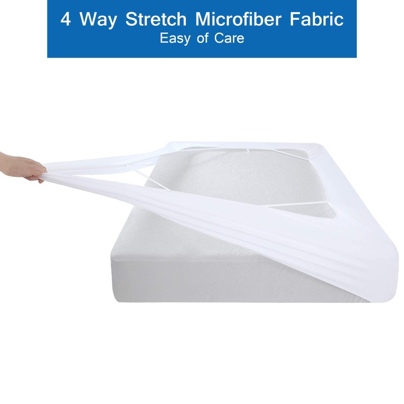 Box Spring Cover King Size Bed Skirts Wrap 4 Side