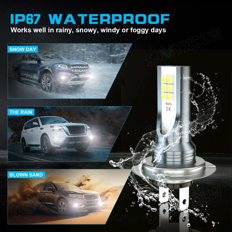 SJMYXCLW For Honda CBR1000RR 2004-2019 H7 Motorcycle LED Headlight Bulb