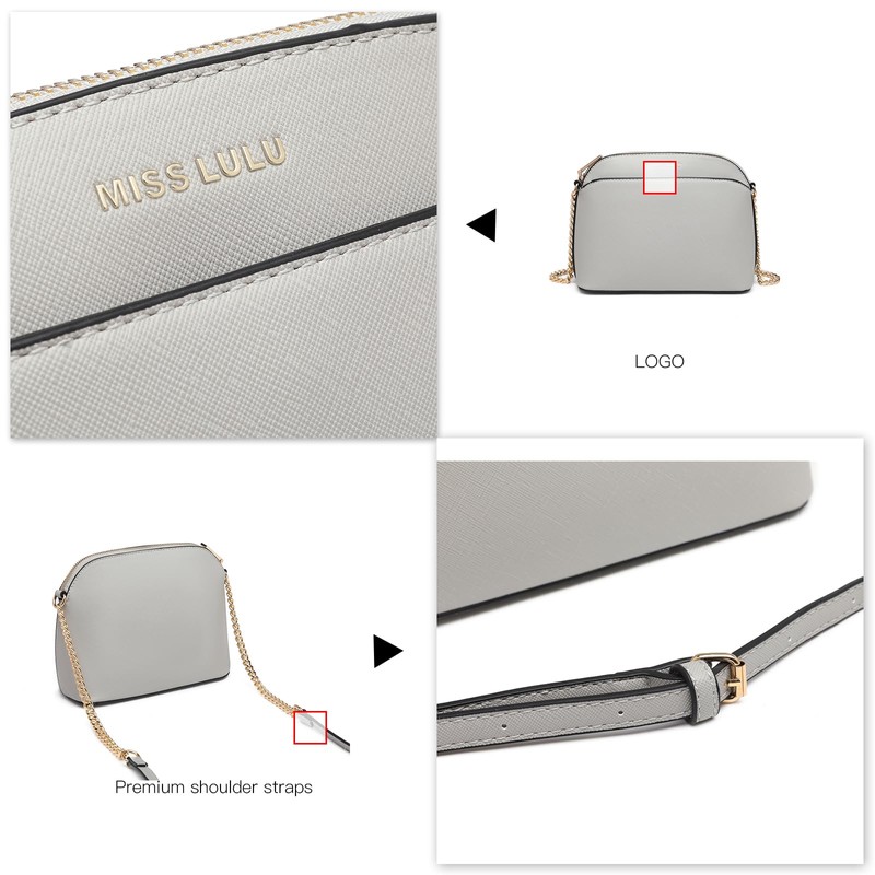 Miss Lulu Women's Crossbody Shell Bag, Elegant Hobos Shoulder Bag,