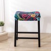 Bifaunvogel Bar Stool Cover Rectangle Set of 4 Printed Stretch